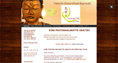 Desktop Screenshot of hatschi-gesundheit-bayreuth.de